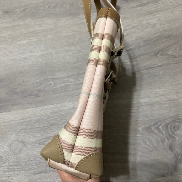 AUTHENTIC BURBERRY PINK PLAID PURSE - Picture 9 of 9